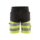 BLAKLAEDER - High Vis Shorts mit Stretch Schwarz/Gelb C62