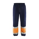 BLAKLAEDER - Sweathose Marineblau/Orange M