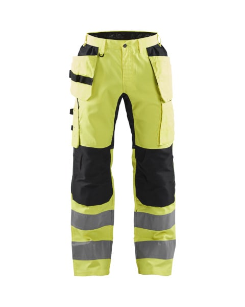BLAKLAEDER - High Vis Arbeitshose mit Stretch High Vis Gelb/Schwarz C146