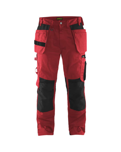 BLAKLAEDER - Handwerker Arbeitshose Rot/Schwarz C62