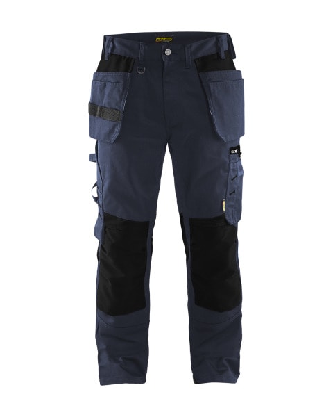 BLAKLAEDER - Handwerker Arbeitshose Dunkel Marineblau/Schwarz D124