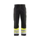 BLAKLAEDER - High Vis Arbeitshose Schwarz/Gelb C64