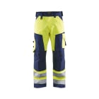 BLAKLAEDER - High Vis Arbeitshose ohne Nageltaschen High Vis Gelb/Marineblau D88
