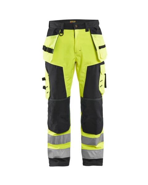 BLAKLAEDER - High Vis Softshell Arbeitshose High Vis Gelb/Schwarz C54