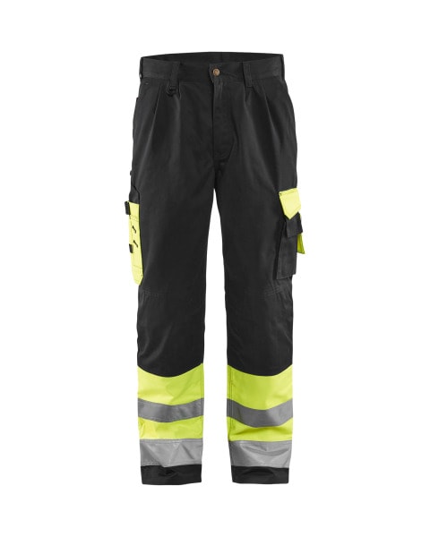 BLAKLAEDER - High Vis Arbeitshose High Vis Gelb/Schwarz C64