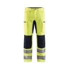 BLAKLAEDER - High Vis Arbeitshose mit Stretch High Vis Gelb/Schwarz D96