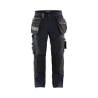 BLAKLAEDER - Handwerker Arbeitshose mit Stretch Dunkel Marineblau/Schwarz C46
