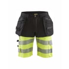 BLAKLAEDER - High Vis Shorts mit Stretch Schwarz/Gelb C54