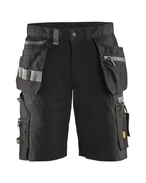 BLAKLAEDER - Handwerker Shorts mit Stretch Schwarz C60