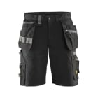 BLAKLAEDER - Handwerker Shorts mit Stretch Schwarz C60