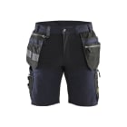 BLAKLAEDER - Handwerker Shorts mit Stretch Dunkel Marineblau/Schwarz C50