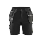 BLAKLAEDER - Handwerker Shorts mit Stretch Schwarz C62