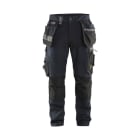 BLAKLAEDER - Handwerker Arbeitshose mit Stretch Dunkel Marineblau/Schwarz C54