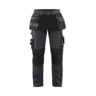 BLAKLAEDER - Handwerker Arbeitshose mit Stretch Dunkelgrau/Schwarz C60