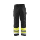 BLAKLAEDER - High Vis Arbeitshose High Vis Gelb/Schwarz D124