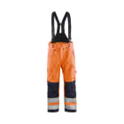 BLAKLAEDER - High Vis Shell Arbeitshose High Vis Orange/Marineblau D100