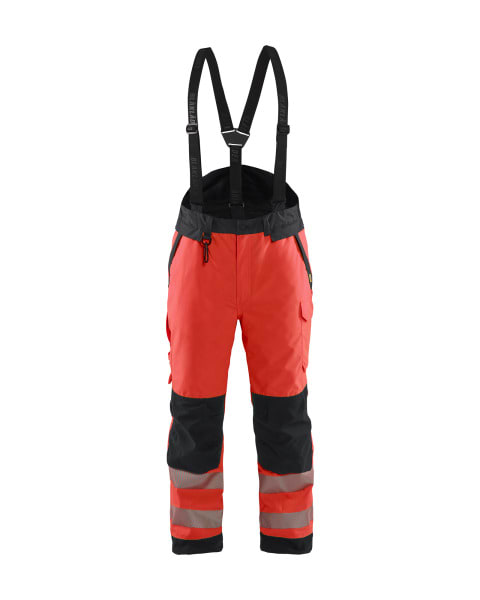 BLAKLAEDER - High Vis Winterhose High Vis Rot/Schwarz M
