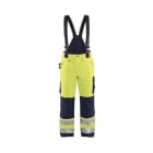 BLAKLAEDER - High Vis Winter Latzhose High Vis Gelb/Marineblau C44
