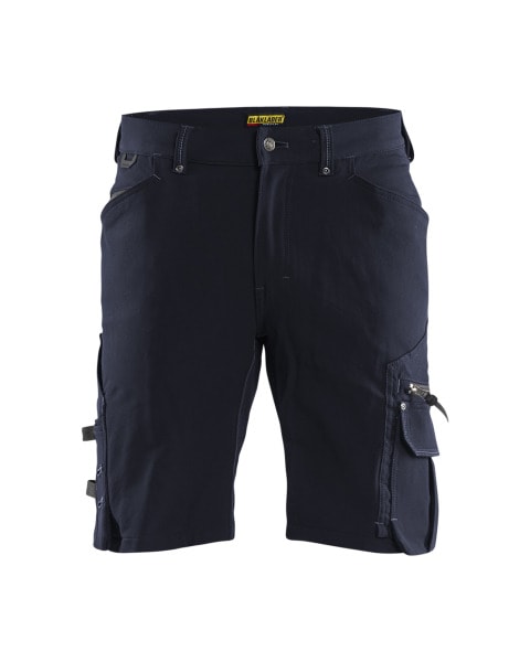 BLAKLAEDER - Handwerker Shorts 4-Wege-Stretch ohne Nageltaschen X1900 Dunkel Marineblau/Schwarz C54
