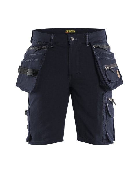 BLAKLAEDER - Handwerker Shorts 4-Wege-Stretch X1900 Dunkel Marineblau/Schwarz C60