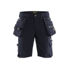 BLAKLAEDER - Handwerker Shorts 4-Wege-Stretch X1900 Dunkel Marineblau/Schwarz C60