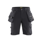 BLAKLAEDER - Handwerker Shorts 4-Wege-Stretch X1900 Dunkelgrau/Schwarz C58