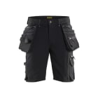 BLAKLAEDER - Handwerker Shorts 4-Wege-Stretch X1900 Schwarz C48
