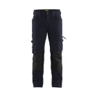 BLAKLAEDER - Handwerker Arbeitshose ohne Nageltaschen 4-Wege-Stretch X1900 Dunkel Marineblau/Schwarz C60