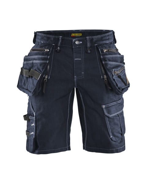 BLAKLAEDER - Handwerker Shorts Stretch X1900 Marineblau/Schwarz C62