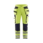 BLAKLAEDER - High Vis Arbeitshose 4-Wege-Stretch High Vis Gelb/Marineblau C148