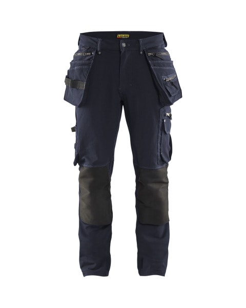 BLAKLAEDER - Handwerker Arbeitshose 4-Wege-Stretch X1900 Dunkel Marineblau/Schwarz C156