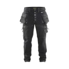 BLAKLAEDER - Handwerker Arbeitshose Stretch X1900 Schwarz D84