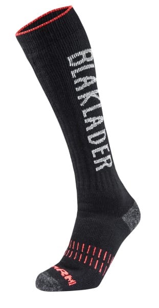BLAKLAEDER - Socken XWARMSchwarz/NEON Rot 36-39
