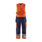 BLAKLAEDER - High Vis Kombihose High Vis Orange/Marineblau D100