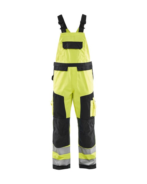 BLAKLAEDER - High Vis Latzhose High Vis Gelb/Schwarz D112