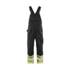BLAKLAEDER - High Vis Latzhose Schwarz/Gelb D100