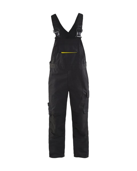 BLAKLAEDER - Latzhose mit Stretch Schwarz/Gelb C58