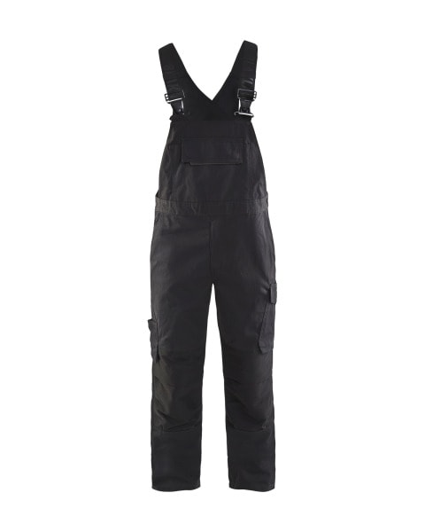 BLAKLAEDER - Latzhose mit Stretch Schwarz/Dunkelgrau D100