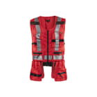 BLAKLAEDER - High Vis Werkzeug WesteHigh Vis Rot XS