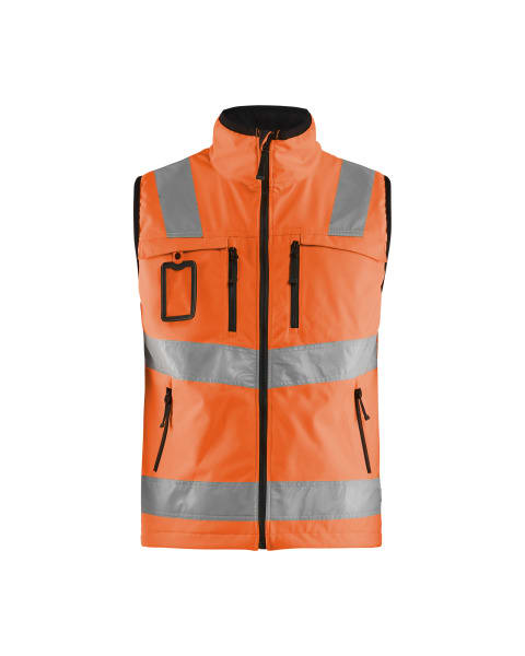 BLAKLAEDER - High Vis Softshell WesteHigh Vis Orange XL