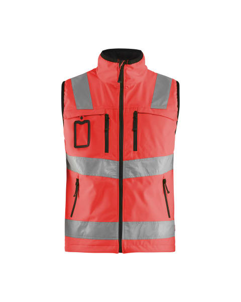 BLAKLAEDER - High Vis Softshell WesteHigh Vis Rot XS