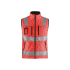 BLAKLAEDER - High Vis Softshell WesteHigh Vis Rot XXXL