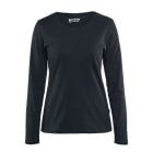 BLAKLAEDER - Damen Langarm T-ShirtDunkel Marineblau XXL