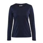 BLAKLAEDER - Damen Langarm T-ShirtMarineblau XXL
