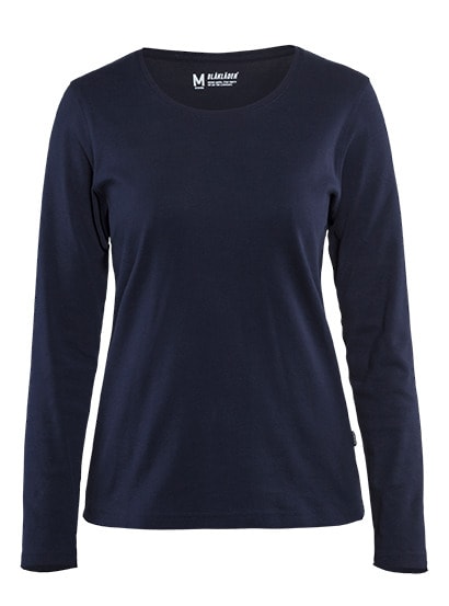 BLAKLAEDER - Damen Langarm T-ShirtMarineblau S