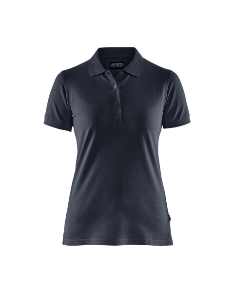 BLAKLAEDER - Damen Polo ShirtDunkel Marineblau XS