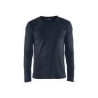 BLAKLAEDER - Langarm T-ShirtDunkel Marineblau XL