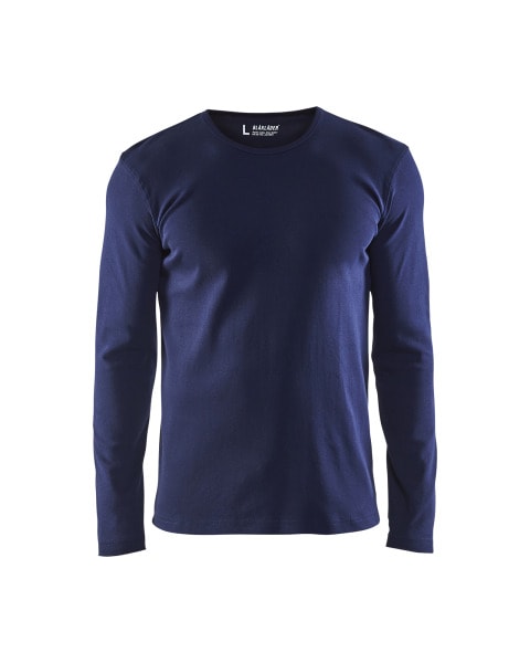 BLAKLAEDER - Langarm T-ShirtMarineblau M