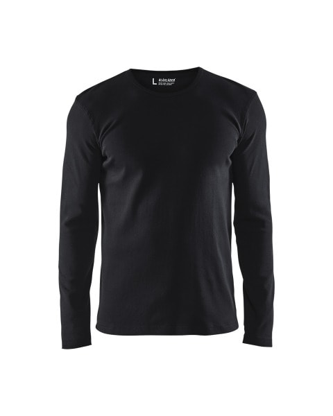 BLAKLAEDER - Langarm T-ShirtSchwarz XXXL