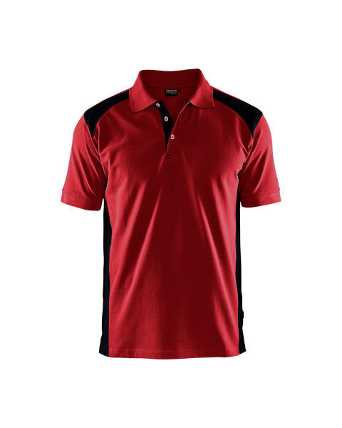 BLAKLAEDER - Polo ShirtRot/Schwarz S